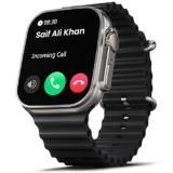 Boult Newly Launched Crown Smart Watch 1.95” Display, Bluetooth Calling, Working Crown, Zinc Alloy Frame, 900 Nits Brightness, AI Voice Assistant, SpO2 Monitoring, 100+ Sports Mode (Black)