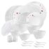 Usha EK 3315 Electric Kettle 1 L, 1200 Watt (White) Pack of 2