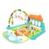Amazon Brand – Supples Baby Play Gym Activity Mat | with Hanging Toys for Newborns | Non-Toxic Material Fabric | Foam-Covered Steel Frame | Thick Cushion | Babies 2+ Months | Zoo Theme | Multicolour