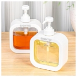 Eightiz Empty Bottle (300 ml) Soap Dispenser for Bathroom Kitchen Large-Capacity Dispensing Bottled Hand Soap Dish Soap Shower Gel Shampoo Washing Powder Replacement Empty Bottle (Pack of 1)