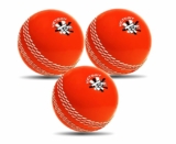 Victory T-20 Synthetic Cricket Ball for Tournament and Street Match – Wind Ball (Orange)
