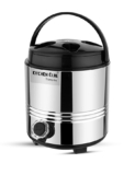 Stainless Steel Water Storage Container for Kitchen Office & Home I HOT and Cold Water Jug/Dispenser Carry 5 Liters of Water I Silver Color