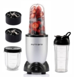 NutriPro Juicer Mixer Grinder – Smoothie Maker – 500 Watts (3 Jars & 2 Blades, Silver) – 2 Year Warranty
