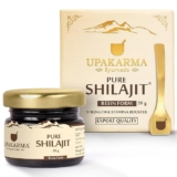 UPAKARMA Pure Shilajit Resin 20g | 300mg/serving | Extensive Global Sourcing | Boosts Stamina & Strength | Lab-Tested Purity | 66 Servings | Pack of 1