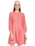 AND Women’s Rayon A-Line Mini Dres