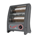 RR Signature ECOHEAT QUARTZ Room Heater 800 Watt | Low Power Consumption | Tip-over Protection | 2 Heating Rods for Quick Heating | Cool Touch Body | 2 Year Warranty