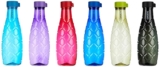 Amazon Brand – Solimo 1 Lt Water Bottle | Multicolor | Set Of 6 (Xing) – Polyethylene Terephthalate