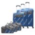 Skybags Trick Polyester Softsided 69 Cm Cabin Stylish Luggage Trolley with 4 Spinner Wheels | Blue Trolley Bag – Unisex