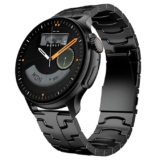Boult Crown R Pro 2 Smartwatch 1.43”HD AMOLED Display, BT Calling 5.2, 600 Nits Brightness, IP67, 150+ Watchfaces, 120+ Sports Modes, AI Voice Assistant, SpO2 Monitoring (Charcoal Black)