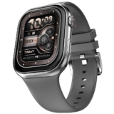 Fire-Boltt Newly Launched Brillia Smart Watch with 51.3mm (2.02 inch) AMOLED Display, Bluetooth Calling, SpO2, Heart Rate Monitoring, 120+ Sports Modes, IP67 Waterproof, Long Battery Life (Dark Grey)
