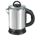 Prestige 1.7 Litres Electric Kettle(PKGSS 1.7)|1350 Watts |Silver and Black | 1.7 Litres | Stainless Steel| Automatic Cut-off | Wide Mouth | Power Indicator | Single-Touch Lid Locking