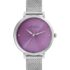 MVMT Coronada Qtz Basic Analog Calendar White Round Dial Women’s Watch, Rose Leather Material, Rose Band – 28000021-D