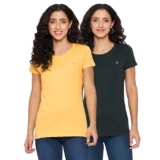 Orewa Women’s Solid Regular Fit T-Shirt