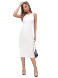 Toochki Dresses for Women | Dress | Women Dress | One Piece Dress for Women Long | Bodycon Dresses | Bodycon Fit Dress | Midi Length Dress | Lycra Dress | Beach Outfits for Women
