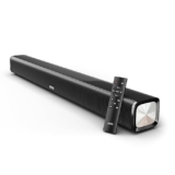 Mivi Fort Q60 Soundbar with 60W Surround Sound, 2.2 Channel soundbar with 2 in-Built subwoofers, Multiple EQ and Input Modes, Remote Accessibility, Bluetooth v5.0, Made in India Sound bar for TV
