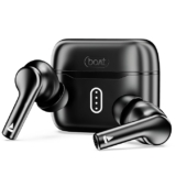 boAt Airdopes 141 Pro Buds, 13mm Drivers, Metallic Finish, 60HRS Battery, 4Mics ENx, Fast Charge, IPX5, v5.3 Bluetooth TWS in Ear Earbuds Wireless Earphones with mic (Obsidian Black)