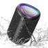 amazon basics 5W Mini–Bluetooth Speaker with Upto 30Hrs Playtime, TWS Function, Powerful Bass, Immersive Sound, 40mm Driver BT 5.0, MicroSD Card Slot, USB Support, and IPX5 Water Resistance (Black)