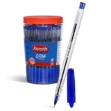 Reynolds DFINE Ball Pen SET – 70 BLUE PENS WITH COMFORTABLE GRIP |BLUE BALL PENS FOR WRITING | PEN FOR STUDENTS & OFFICE STATIONERY | 0.7 mm TIP SIZE
