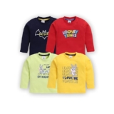 TINYO Boy’s Cartoon Regular Fit T-Shirt for Baby Kids