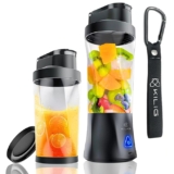 Kilig Vortex Pro 360W Dual Mode Portable Blender for Smoothie and Juices, 6000 mAh Battery, 2in1 700ml Jar, 22000RPM, 6 Sided Blade, USB Type C, Juicer, Mixer, Blender Machine for Kitchen – BT