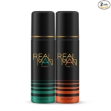 Fogg Realman Thrill & Attract Deodorant, Strong Body Spray, Long Lasting Fragrance For Men, 200Ml Each (Pack Of 2)