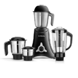 Longway Orion 900 Mixer Grinder with 4 Unbreakable Jars (Powerful Motor) with 1 Year warranty – Black & Silver
