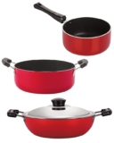 Nirlon Non Stick Kitchenware Cooking Utencil Combo Set of 3 Pieces (DKD(M)_SP(M)_CS24)