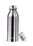 Milton Glitz 600 Thermosteel 24 Hours Hot and Cold Water Bottle, 580 ml, Silver