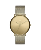 MVMT Mens Analog Gold Dial Gold Band Stainless Steel Watch