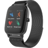 STRAND BY OBAKU Smart Watch for Android & iPhone with Body Temperature, Heart Rate Monitor & Activity Tracker in 1.4â€œ Full Touch Screen with IP68 Waterproof, Camera Control and Battery Life of 15 Days