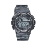 SF Camo Series Digital Black Round Dial Men’s Sport Watch-77053PP07