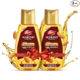 Dabur Almond Hair Oil – 580ml(290ml*2) | Provides Damage Protection | Non Sticky Formula | For Soft & Shiny Hair | With Almonds, Keratin Protein, Soya Protein & 10X Vitamin E