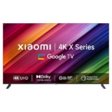 Xiaomi 138 cm (55 inches) X Series 4K LED Smart Google TV L55MA-AIN (Black)