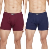 Chromozome Mens Cotton Rib Trunks (Pack of 2)