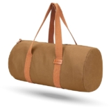 AirCase Canvas Designer Sling Duffle Bag with PU Leather, Detachable Shoulder Strap, Easy to Clean & Durable Cabin Luggage Hand Bag