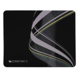 ZEBRONICS MSP-X1 Mouse Pad, for Speed and Precision Operation, Smooth Cloth Surface, Roll and Go, Optimised for All Mouse Sensors, Anti Slip Rubber Base, Surface of 232 x 182 mm