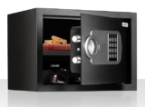 Plantex 23 Litre Safe Locker for Home/Electronic Safety Locker with Master & User PIN Code Access with Emergency Key/Hotel Safe Box/2 Years Warranty By Plantex – Black