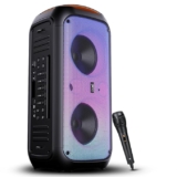 boAt Partypal 300 Speaker with 120 W Signature Sound, Up to 6 hrs Playtime, Built-in Mic, TWS Mode, Bluetooth v5.3, AUX Port, & USB Type-C Port(Premium Black)