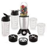 Cookwell Bullet Mixer Grinder (5 Jars, 3 Blades, Silver) – Copper, 600 Watts – 2 Year Warranty
