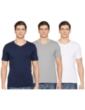 Amazon Brand – Symbol Men’s Solid Cotton T Shirt | Plain | V Neck | Half Sleeve-Regular Fit | Combo Pack of 3 (Available in Plus Size)