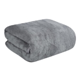 Fezora® Microfiber Bath Towels | (70×140) Extra Soft Plush & Quick Dry High Absorbency with Large Size Towels for Bathing (Pack of 1, Grey)