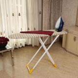 Happer Premium Wooden Ironing Board/Table with Iron Holder, Foldable & Adjustable | Deluxe Plus (122 x 32cm)