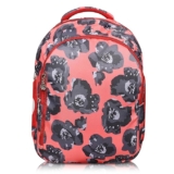 Stylbase Floral Multi Printed Waterproof Bag Ideal For Tuition College Backpack School Bag For Girls 12 years Stylish and Trendy bag for girls 18 Inch Pink