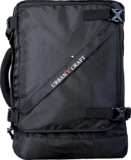 urban craft Fully Comfortable Multipurpose Black Backpack Messenger/Laptop Bag