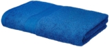 Amazon Brand – Solimo 100% Cotton Bath Towel, 500 GSM (Iris Blue)