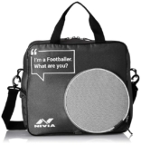 Nivia Game Bag, Ball Bag,PVC Coated mesh, Water Resistant Lightweighted Fabric, Highly Durable, 100% Polyester, Adjustable Strap(Royal Grey/Black)